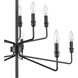 Saginaw 10 Light 34 inch Matte Black Chandelier Ceiling Light