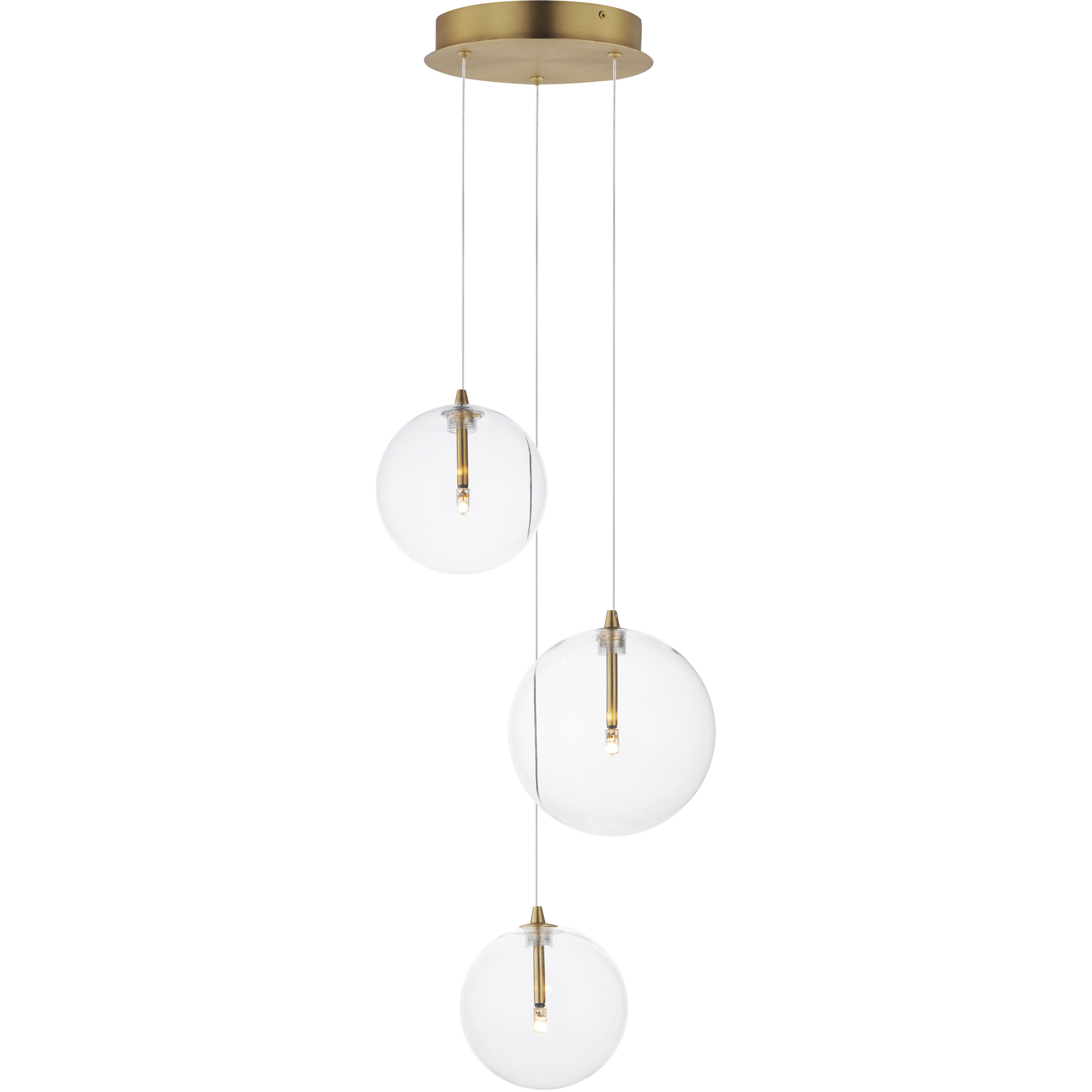 Global 3 Light 11.50 inch Pendant