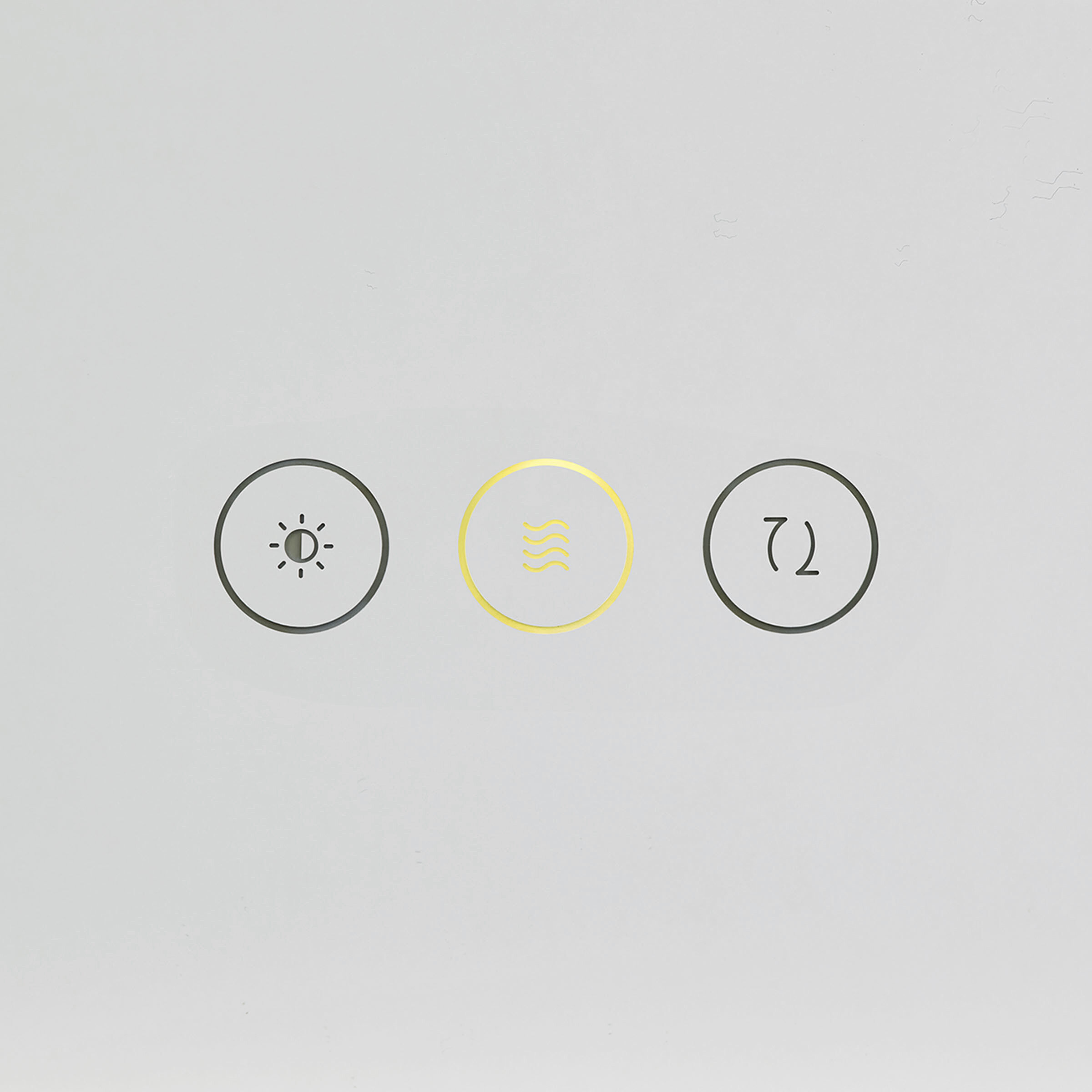 Mera 30 X 30 inch Might Bright White LED Wall Mirror