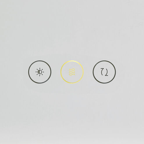 Mera 30 X 30 inch Might Bright White LED Wall Mirror