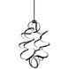 Synergy LED 23.63 inch Black Chandelier Ceiling Light
