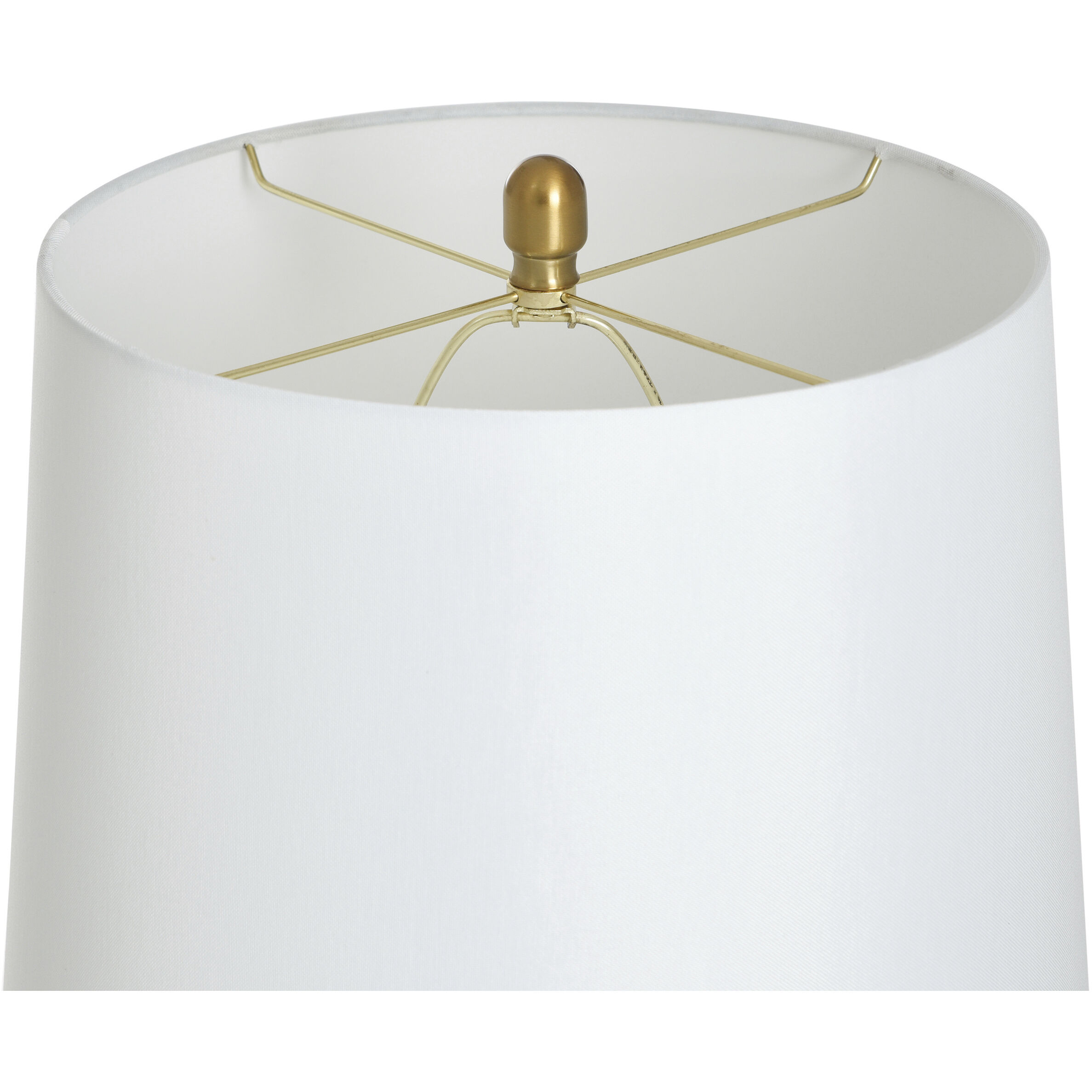 Cameron 30 inch 150 watt Clear Seeded and Gold and Off-White Table Lamp Portable Light