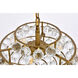 Savannah 3 Light 14 inch Brass Pendant Ceiling Light