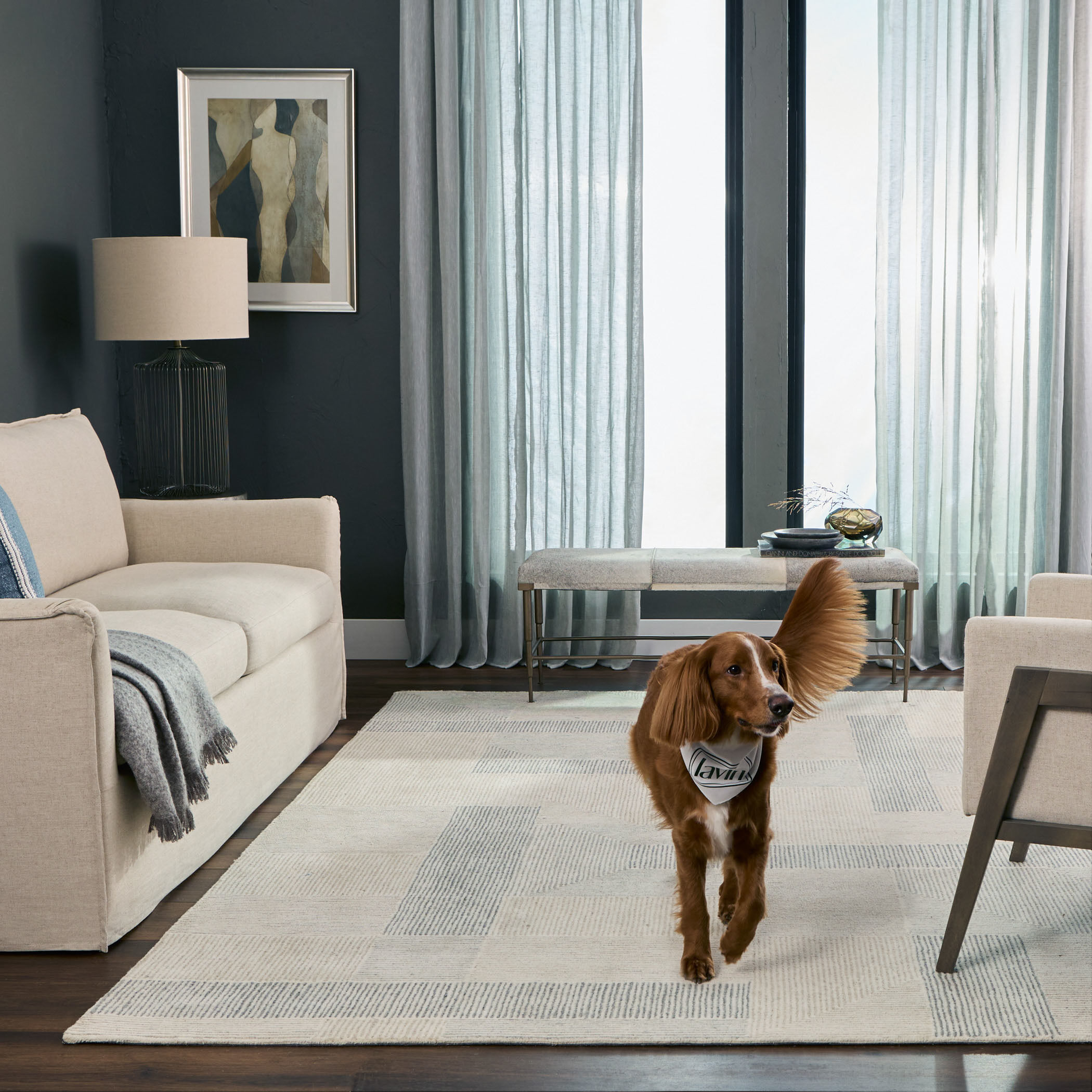 Sachin 130 X 94 inch Neutral Rug in 8 x 11
