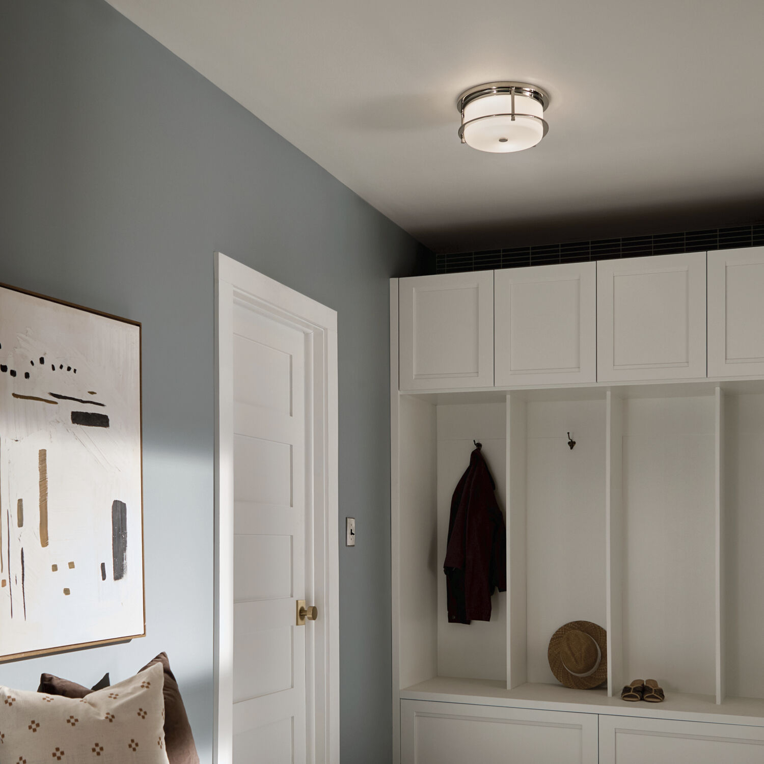 Flush mount ceiling light for closet online