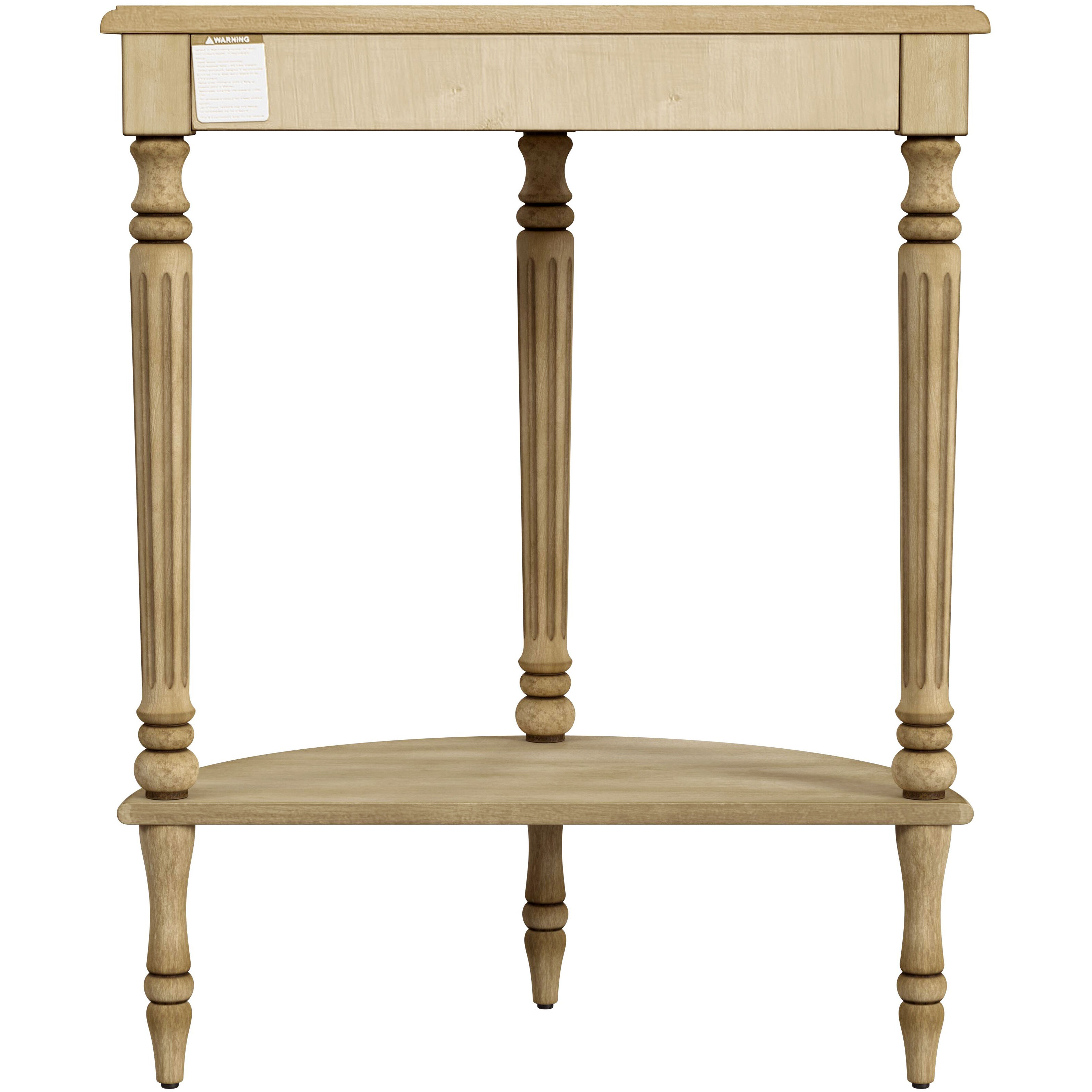 Bellini  Demilune 24" Console Table in Multi-Color