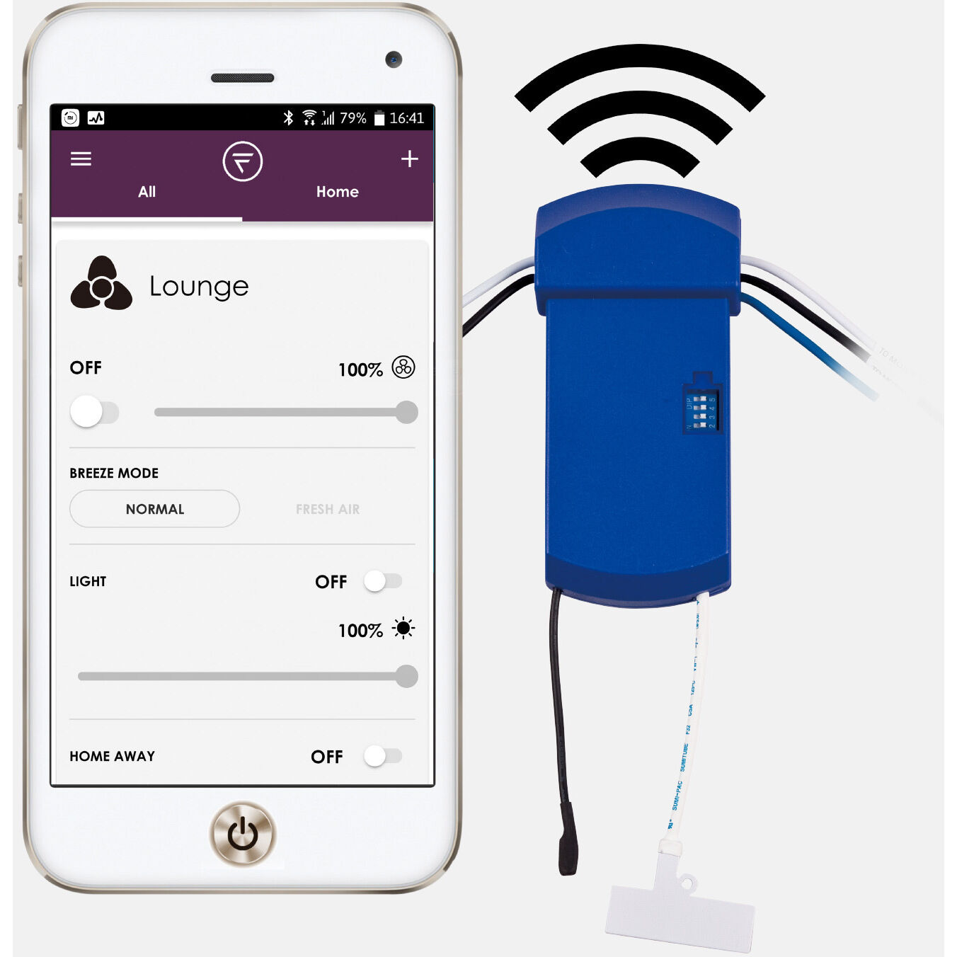 FanSync Blue Fan Accessory