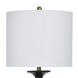 Cameron 28 inch 150.00 watt Satin Black Table Lamp Portable Light