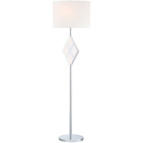 Molten 61 inch 100.00 watt Chrome Floor Lamp Portable Light