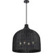Elise 4 Light 24.25 inch Matte Black Indoor Pendant Ceiling Light