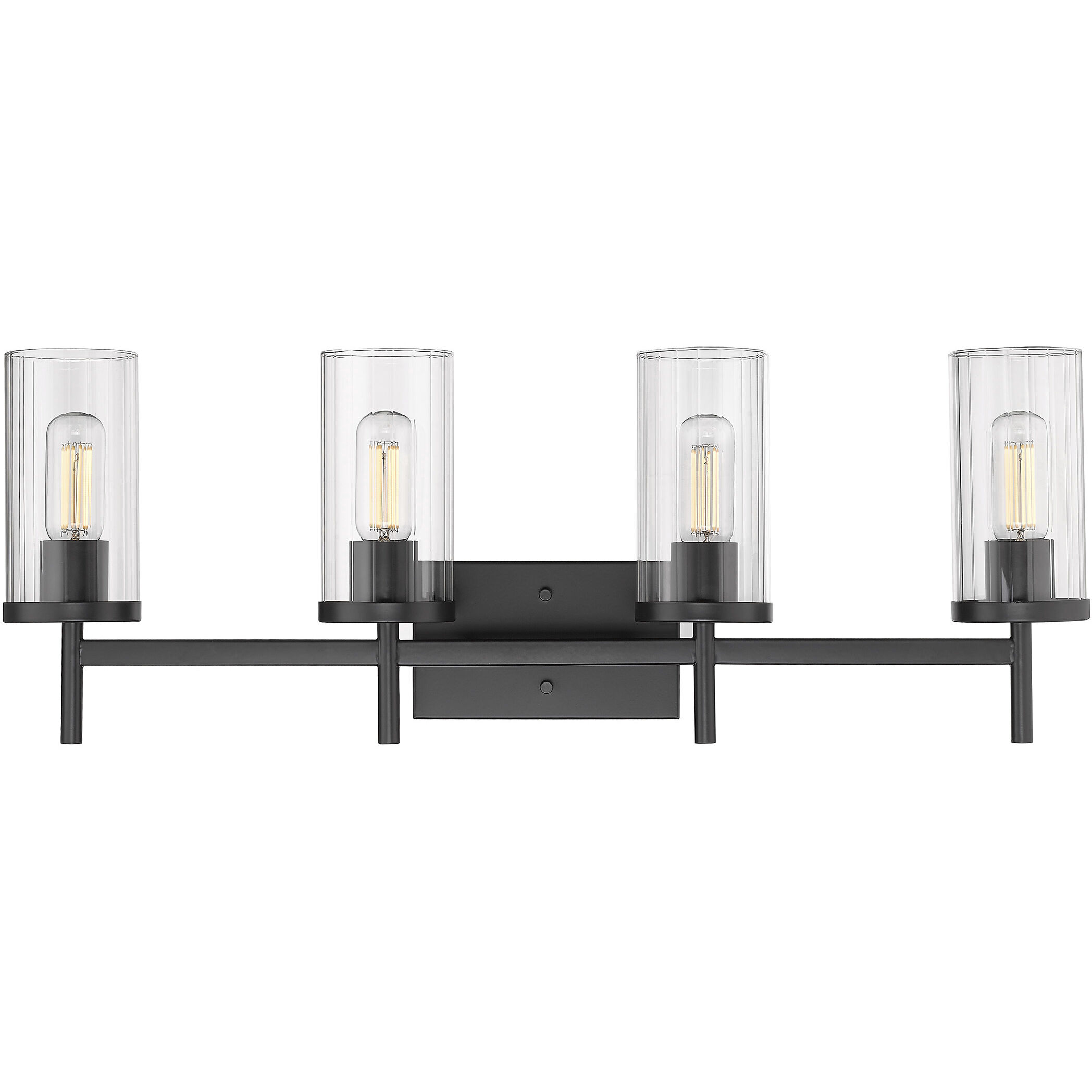 Winslett Vanity Wall Light in Matte Black