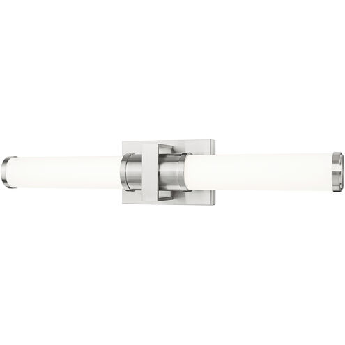 Idris LED 25.5 inch Brushed Nickel Bath Vanity Wall Light