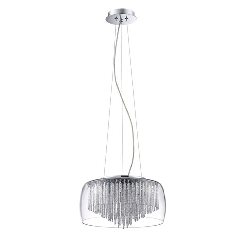 Piccolo 5 Light 14 inch Chrome Pendant Ceiling Light