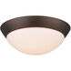 FM LED 11 inch Oil Rubbed Bronze Flushmount Ceiling Light