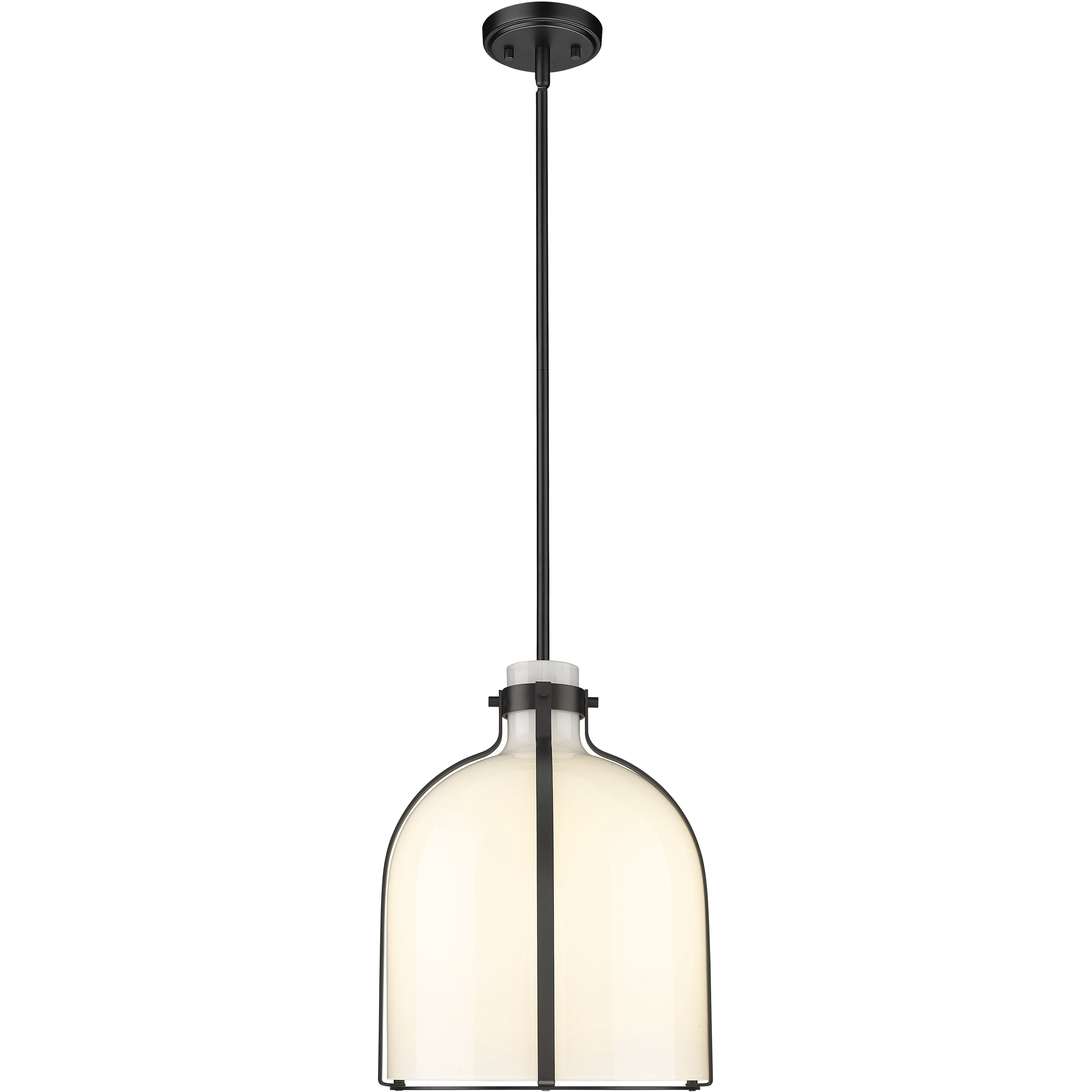 Pearson 1 Light 12.25 inch Matte Black Pendant Ceiling Light