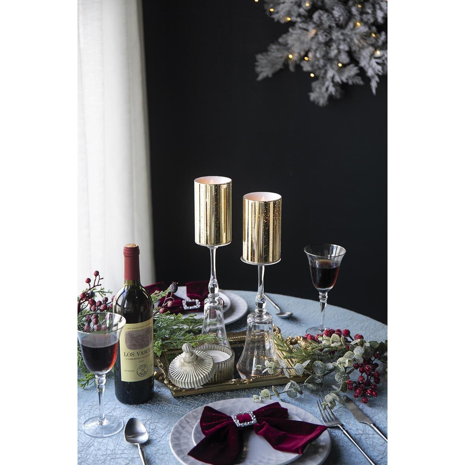 Speckled 5 X 3 inch LED Candle