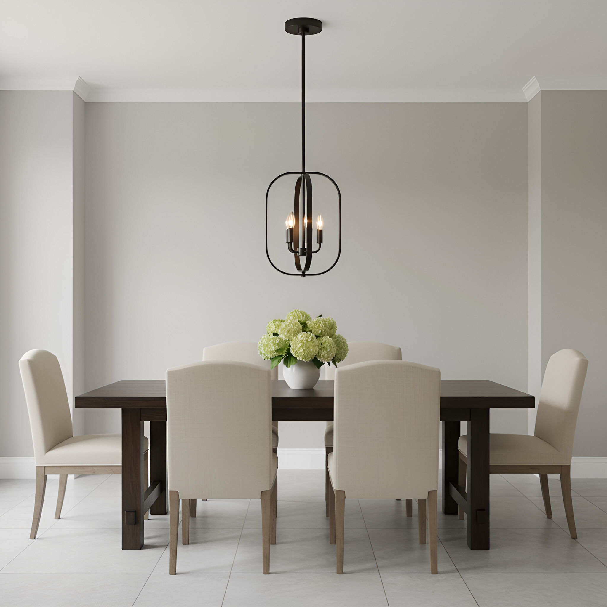 Loretto 3 Light 10.88 inch Midnight Black Chandelier Ceiling Light