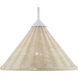 Basket 25.75 inch 40.00 watt White and Bleached Natural Swing-Arm Wall Sconce Wall Light