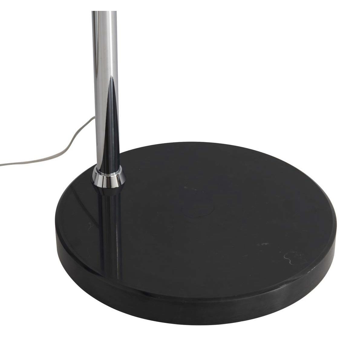 Marilyn 90 inch 60.00 watt Polished Chrome and Black Arc Floor Lamp Portable Light