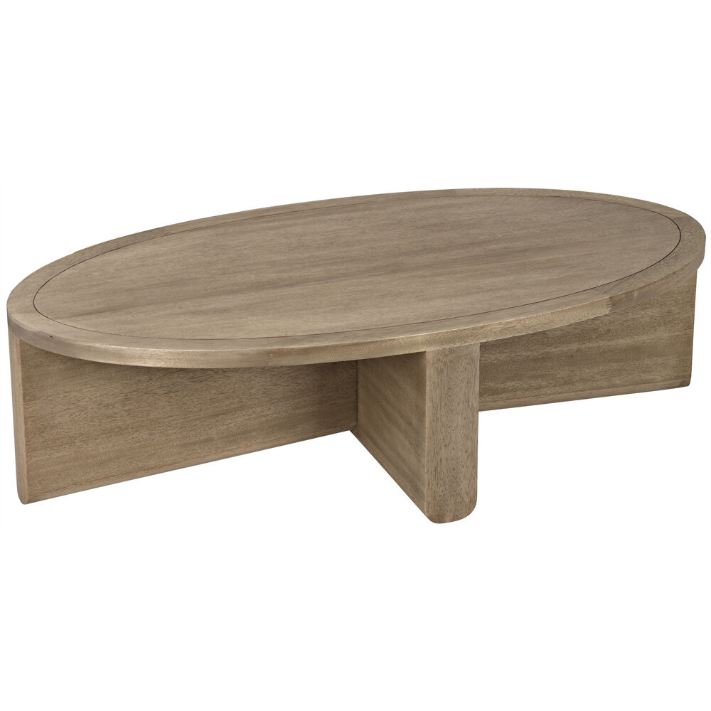 Bast 68 X 36 inch Washed Walnut Coffee Table