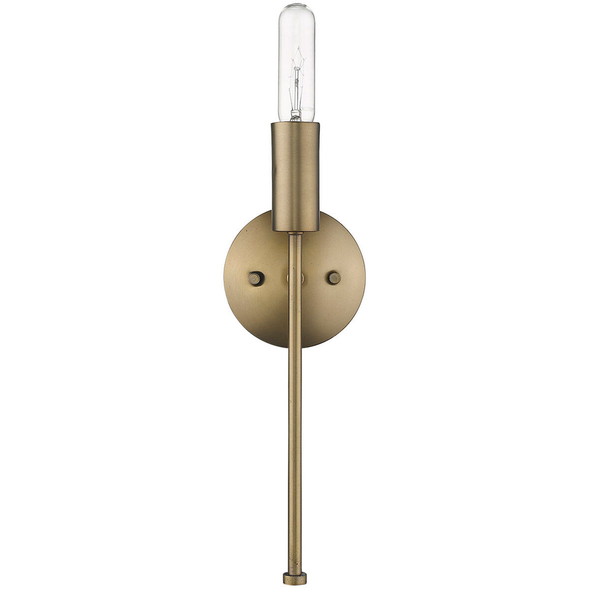 Perret 1 Light 5 inch Aged Brass Sconce Wall Light