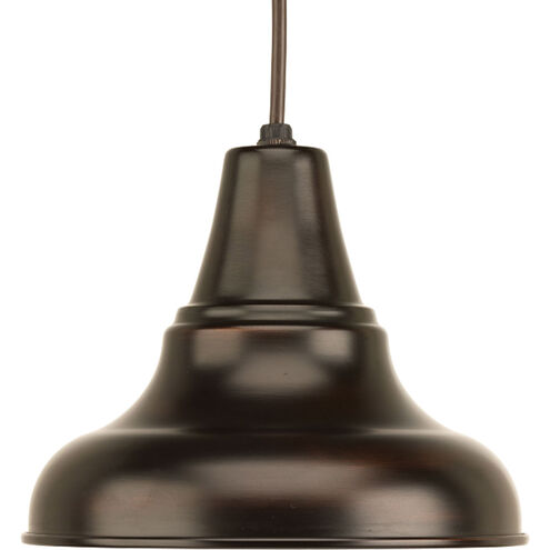 District LED 8 inch Antique Bronze Outdoor Hanging Lantern