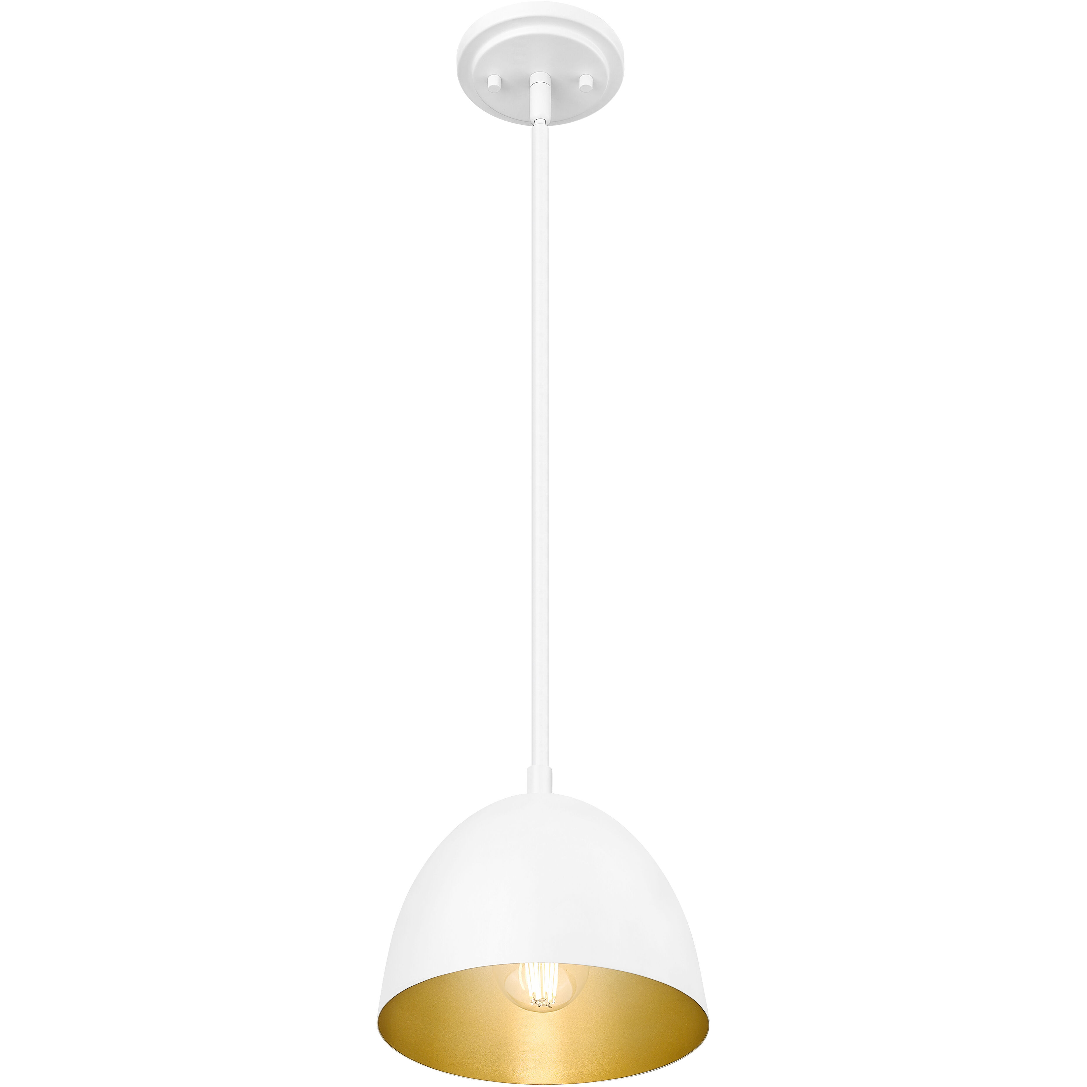 Vega Pendant Ceiling Light in Matte White