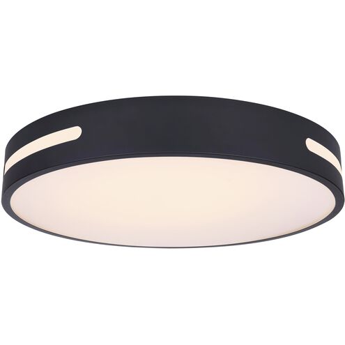 Niven LED 20 inch Black Flush Mount Ceiling Light