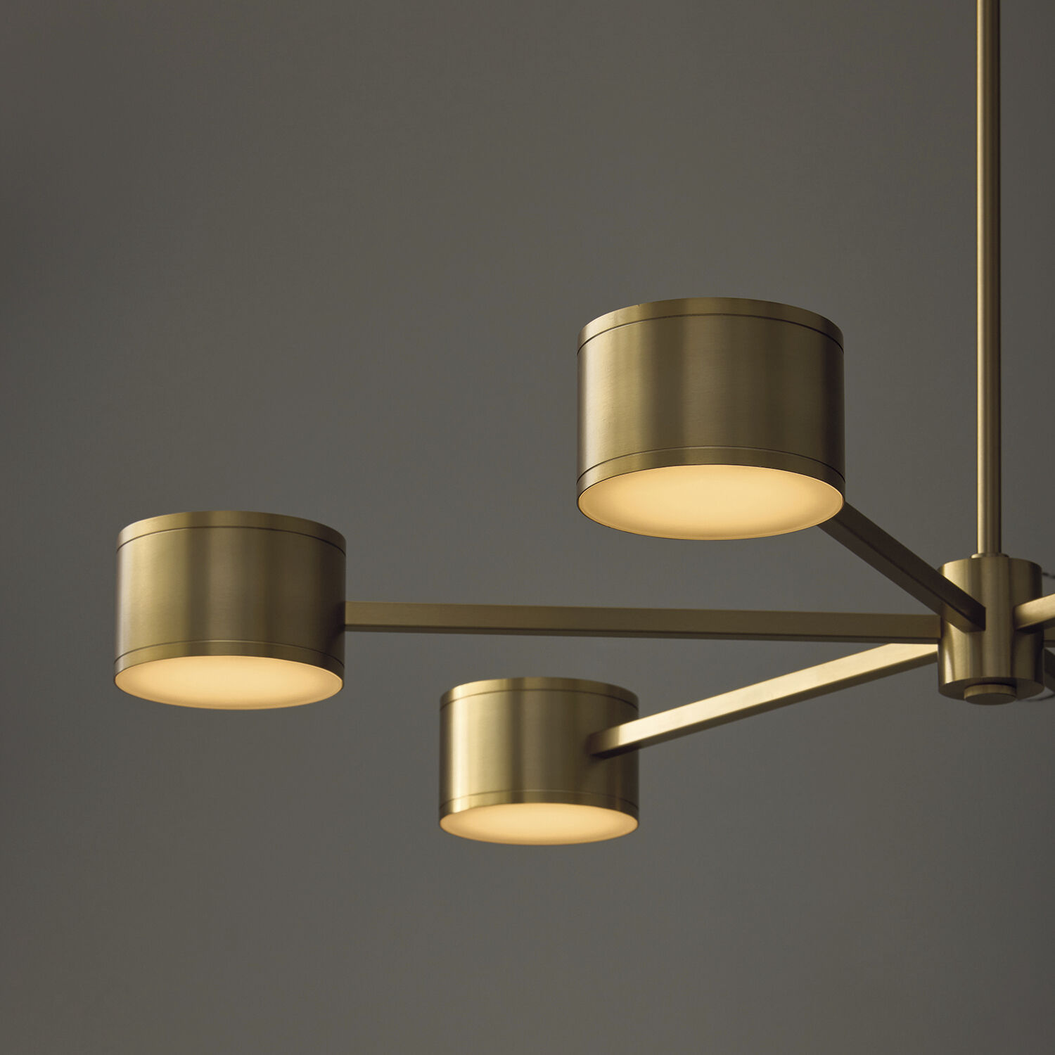 Henley LED 42.25 inch Aged Brass Chandelier Ceiling Light