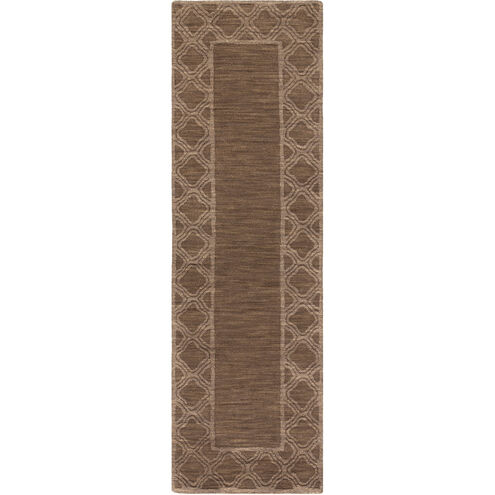 Mystique 96 X 30 inch Dark Brown Rug