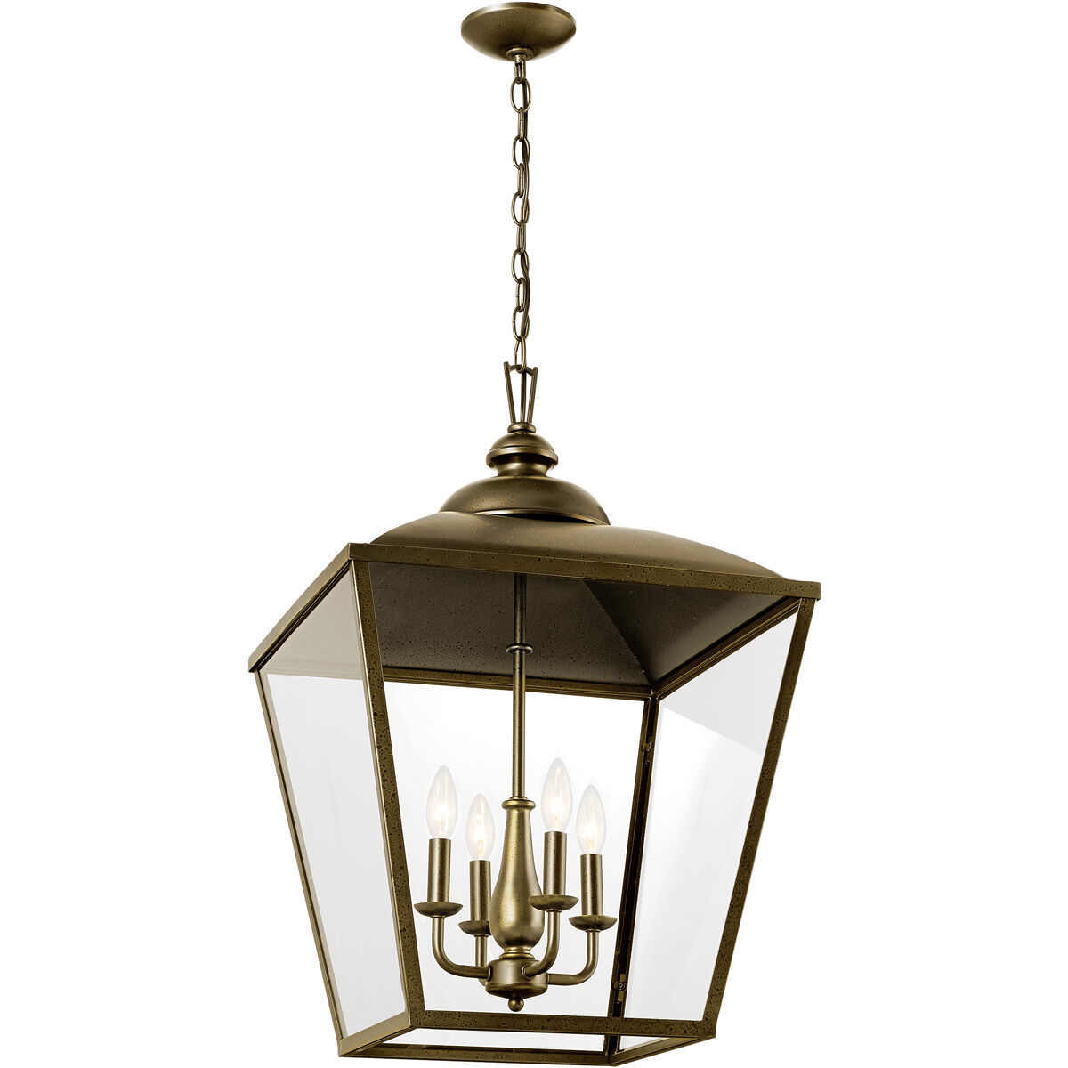 Kichler 52475CHZ Homestead Dame 4 Light 19 inch Character Bronze Foyer Pendant Ceiling Light Dame