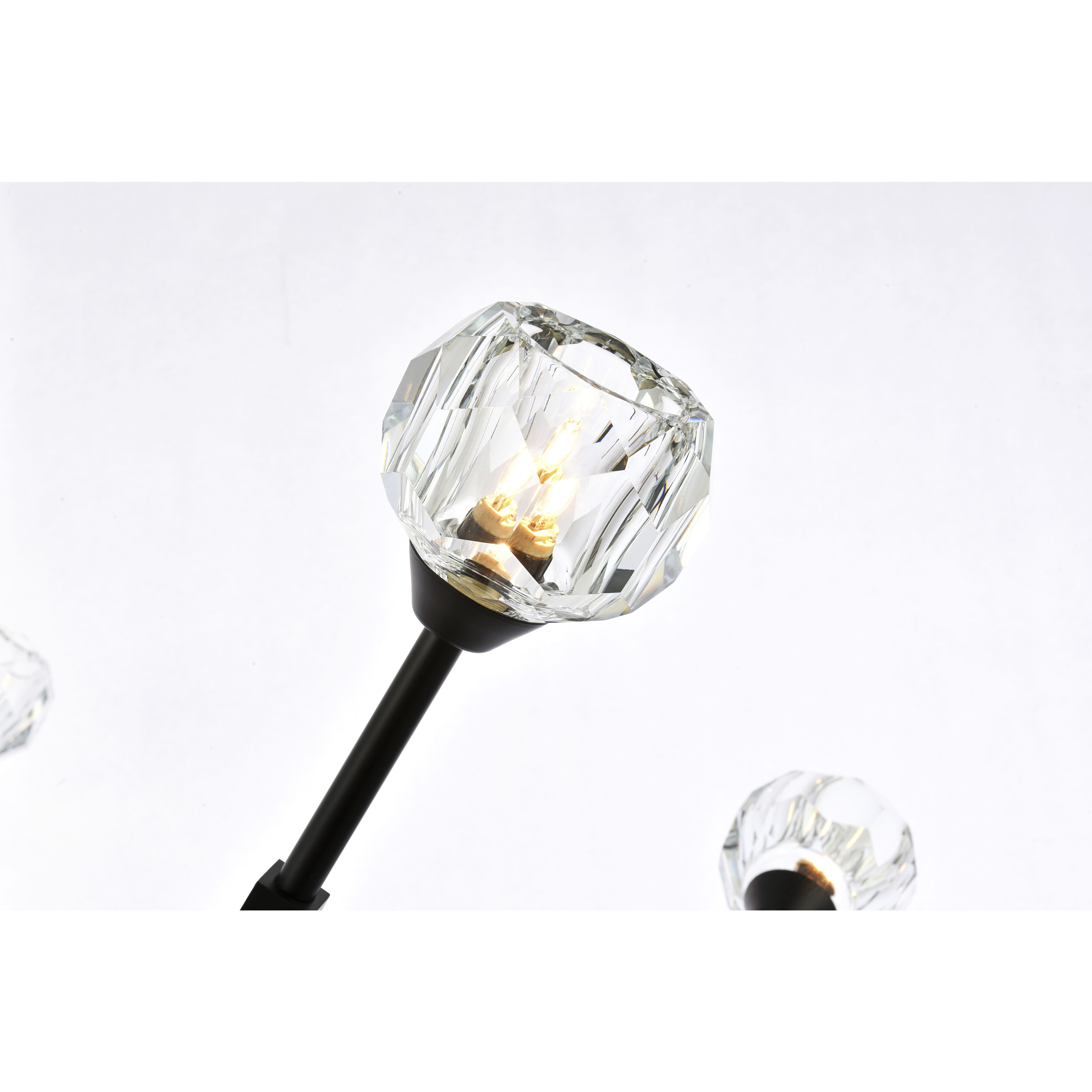 Zayne 8 Light 45 inch Black Pendant Ceiling Light