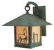 Timber Ridge 1 Light 12 inch Bronze Wall Mount Wall Light in Almond Mica