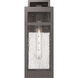 Ridgeway 1 Light 15.13 inch Bronze Outdoor Sconce in Seedy Glass