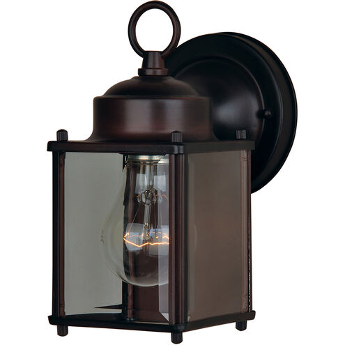 Side Door 1 Light 8 inch Oil Rubbed Bronze Outdoor Wall Mount