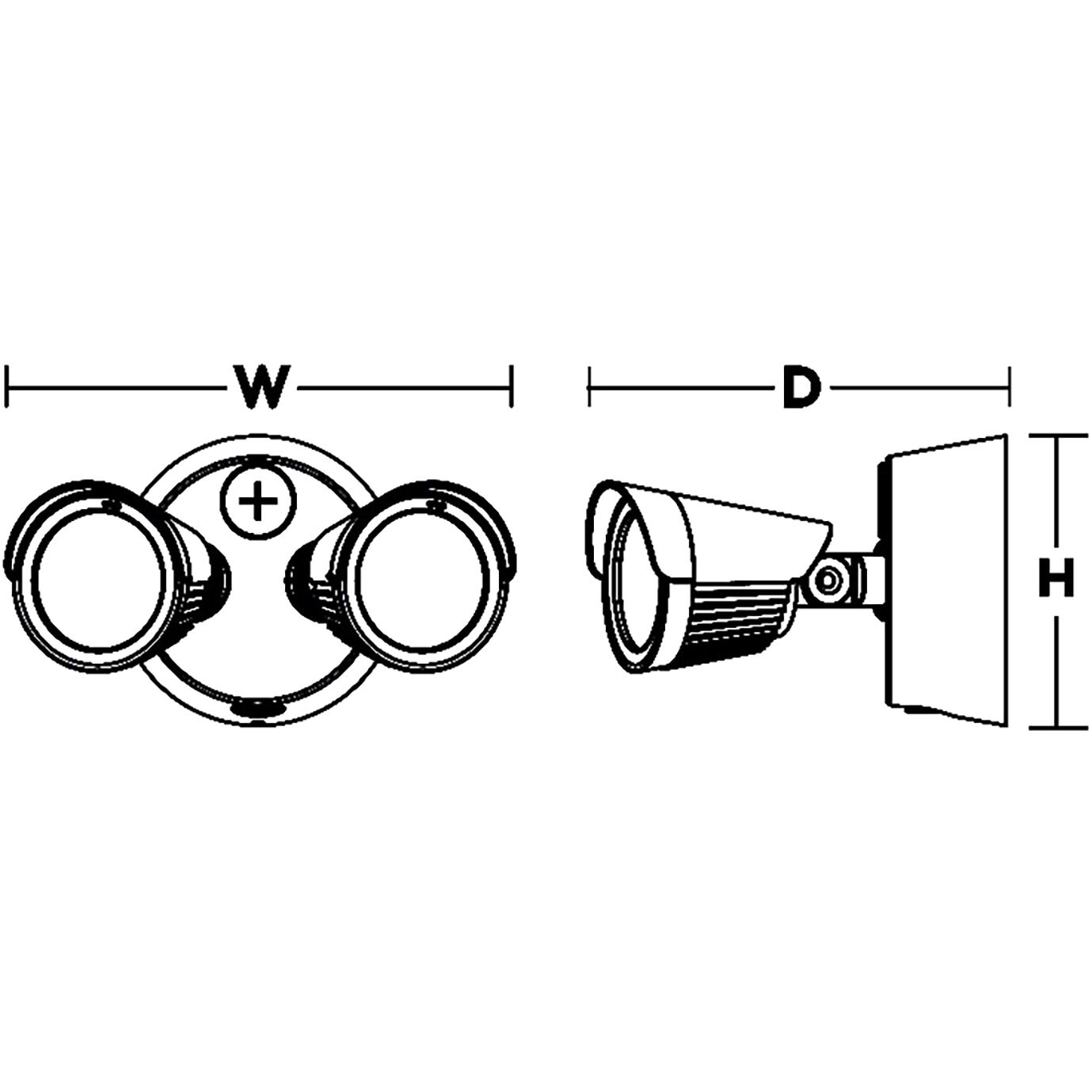 Pratt LED 5 inch Bronze Outdoor Wall Sconce