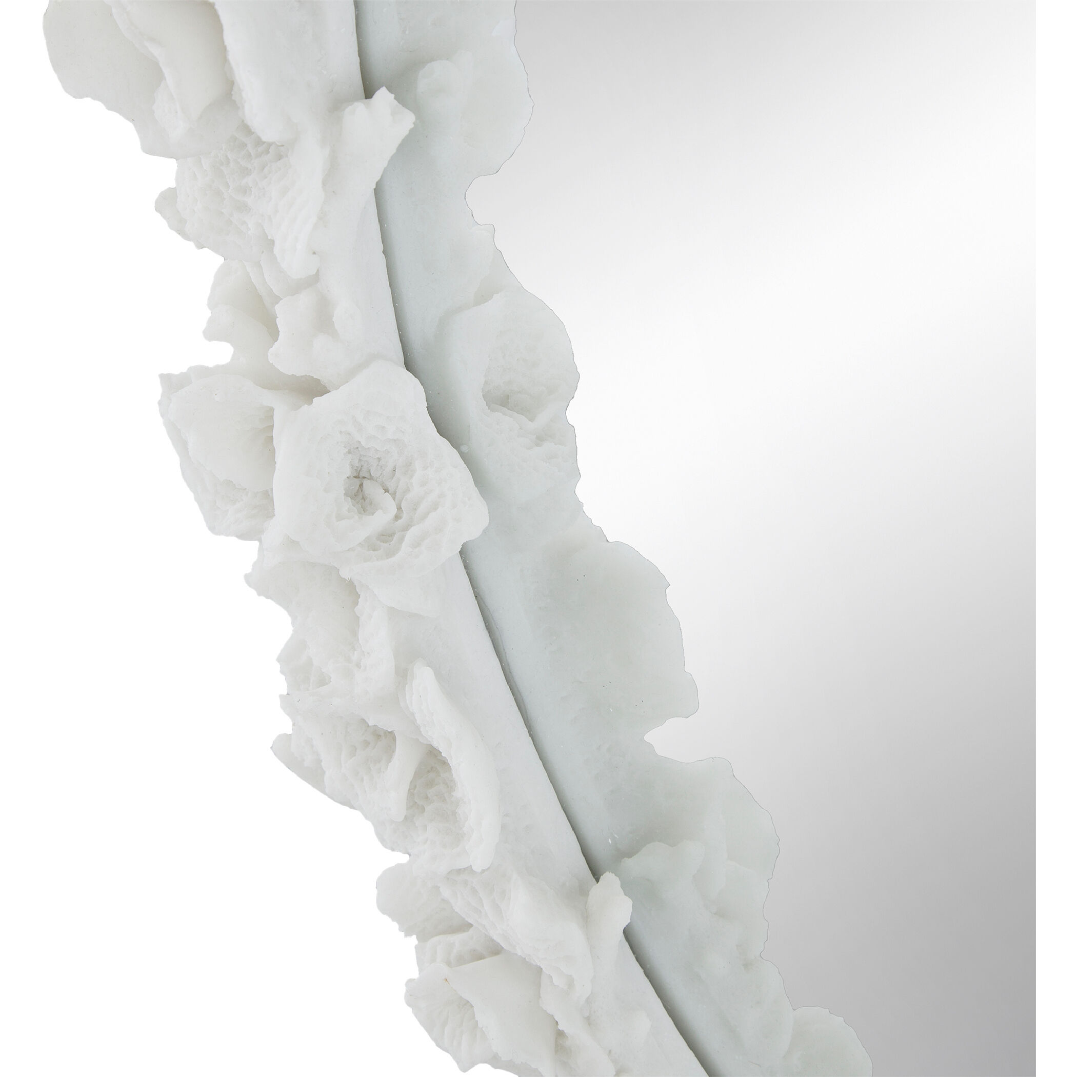 Anita 35.4 X 27.6 inch White Wall Mirror