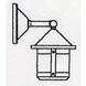 Berkeley 1 Light 9.62 inch Mission Brown Outdoor Wall Mount in Off White