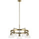 Eastmont 5 Light 31.5 inch Brushed Brass Chandelier Ceiling Light, Large