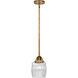 Nouveau 2 Colton 1 Light 6 inch Brushed Brass Mini Pendant Ceiling Light