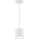 Cloak LED 4.63 inch White Pendant Ceiling Light in 3000K, dweLED