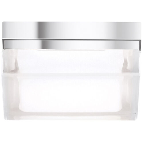 Sean Lavin Boxie Flush Mount Ceiling Light in Chrome, LED