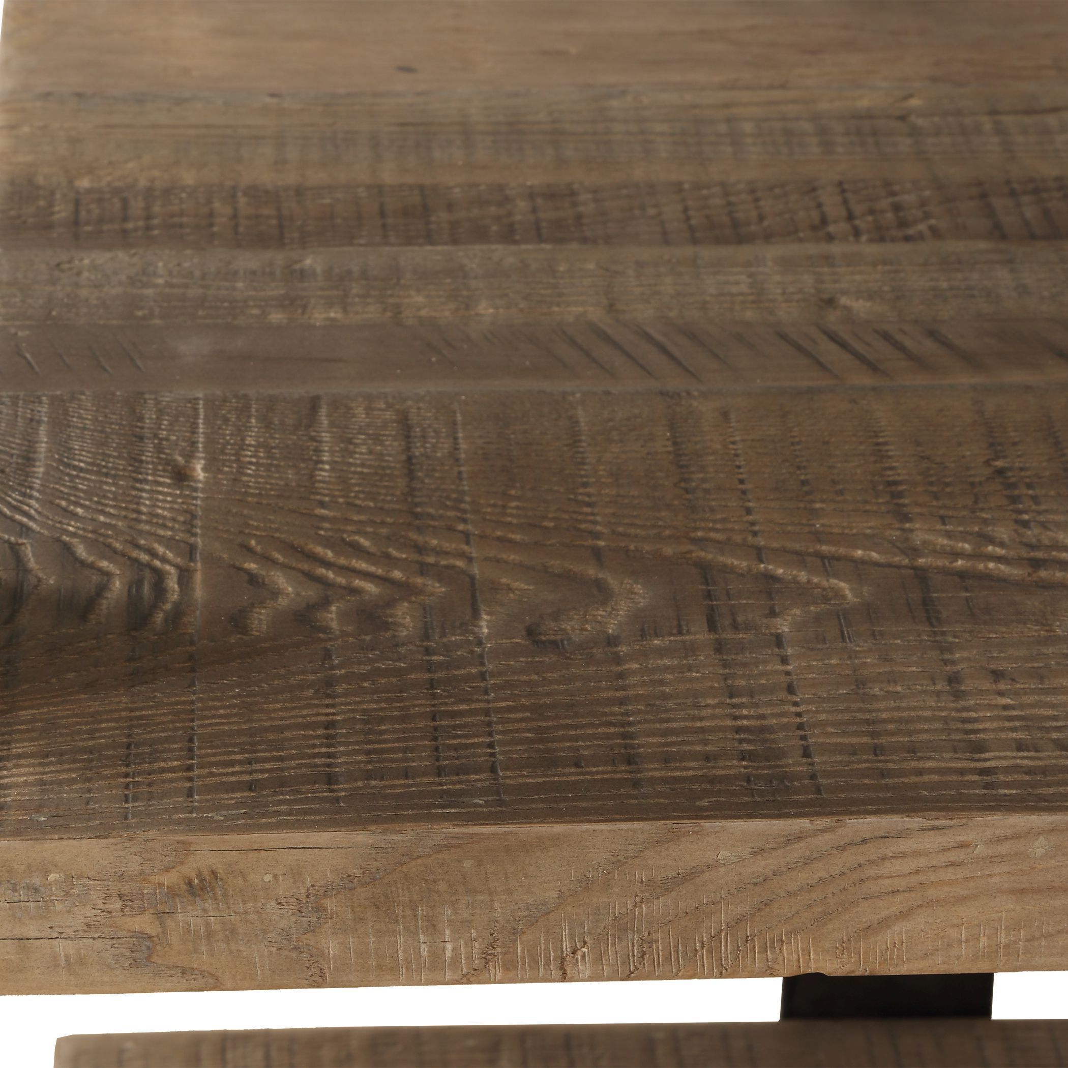 Felix 90 X 44 inch Natural Oak and Oxidized Black Etagere