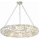 Palla 8 Light 32 inch Antique Silver Chandelier Ceiling Light