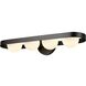 Atwood 4 Light 22.75 inch Ebony Bath Vanity Wall Light
