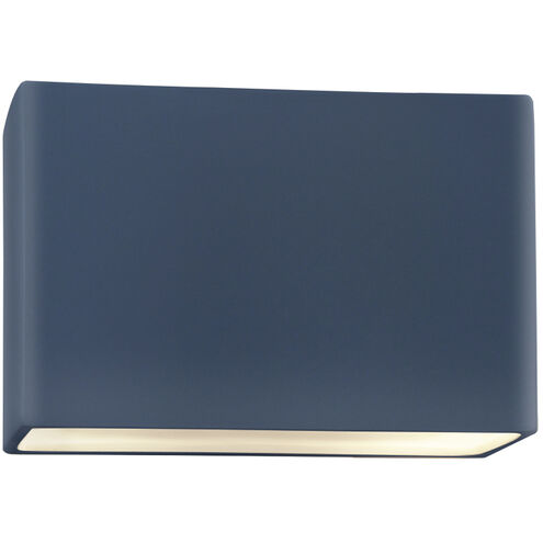 Ambiance Collection LED 6 inch Midnight Sky/Matte White Outdoor Wall Sconce