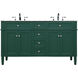 Park Avenue 60 X 22 X 35 inch Green Vanity Sink Set