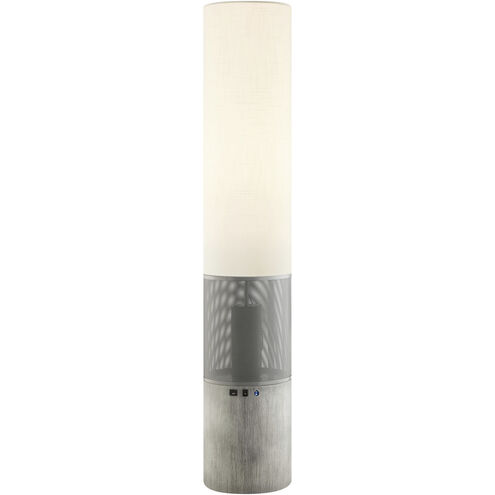 Sahirah 58.25 inch 5.00 watt Grey Floor Lamp Portable Light