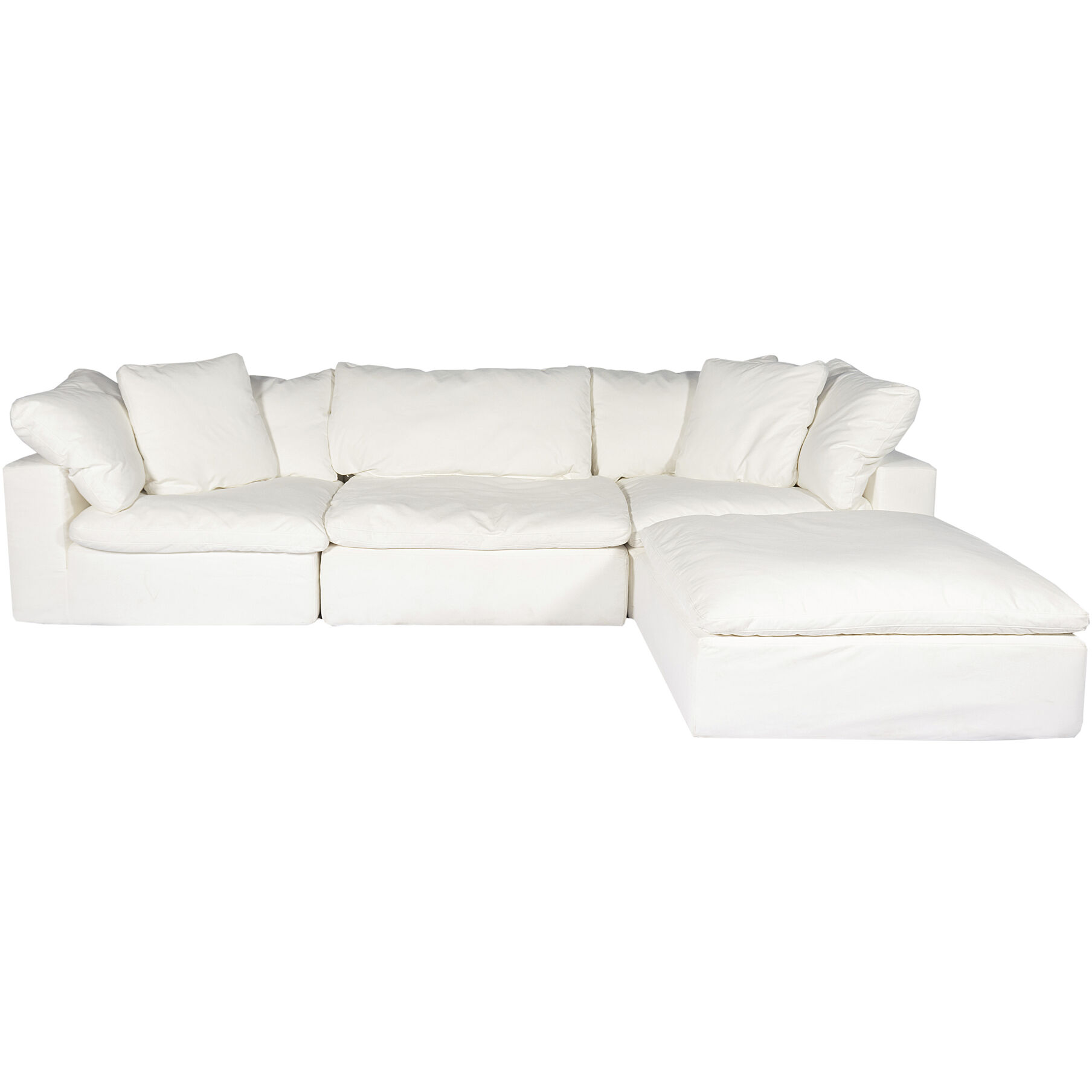 Clay White Lounge Modular Sectional