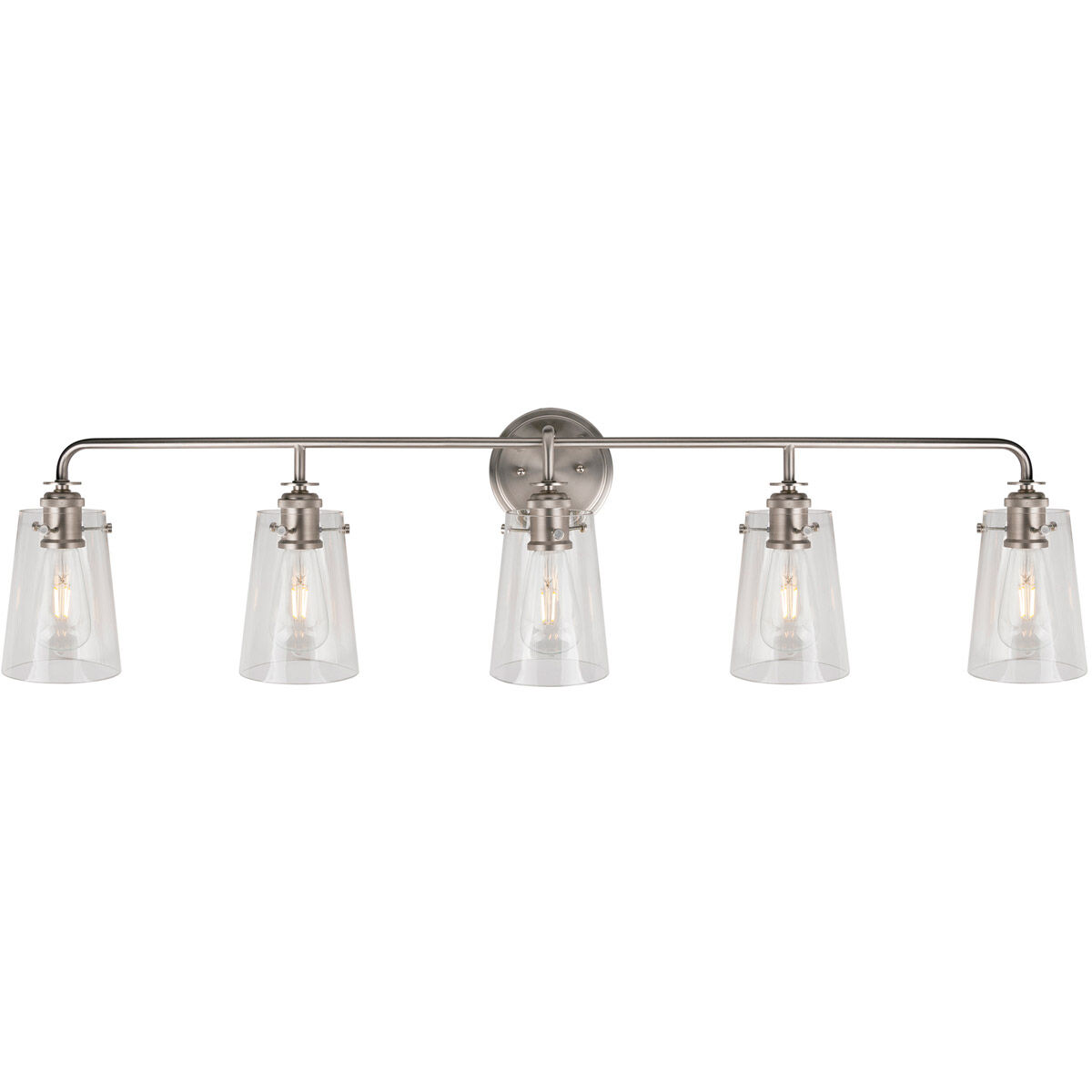 Ronna 5 Light 45 inch Brushed Nickel Bath & Vanity Wall Light